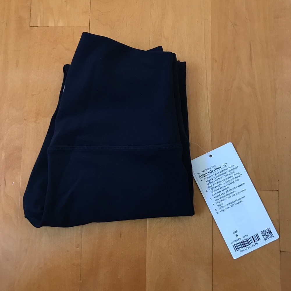 Lululemon True Navy Align Pant II 25 Inch NWT